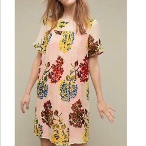 NWT Maeve Flower Market Burnout Velvet Dress